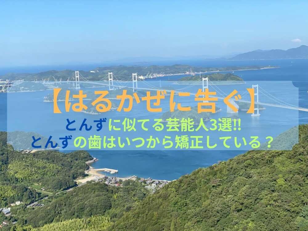 【はるかぜに告ぐ】とんずに似てる芸能人3選！とんずの歯はいつから矯正している？